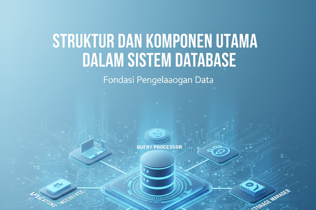 struktur dan komponen utama database