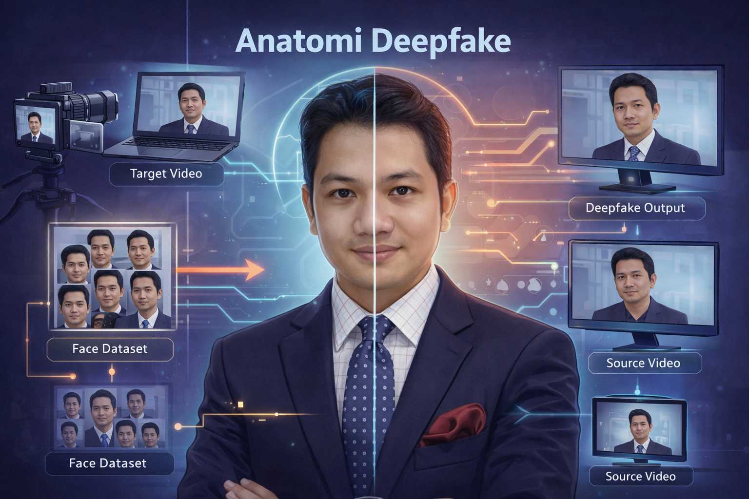 Anatomi Serangan Deepfake: Bagaimana Melindungi Identitas Digital Anda di Era Manipulasi Video AI