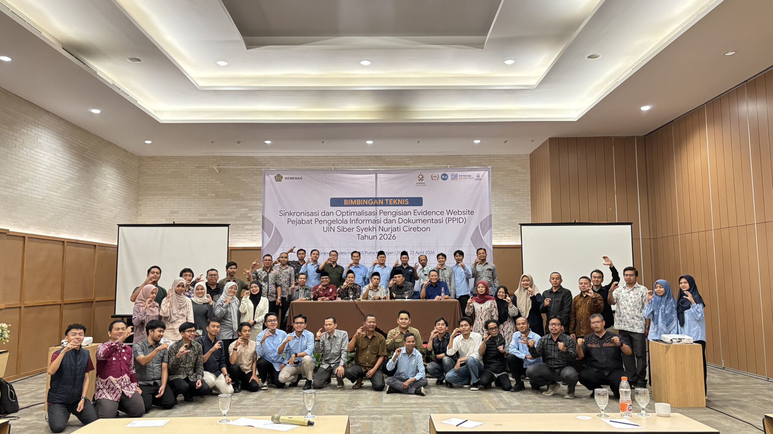 PPID UIN Siber Syekh Nurjati Cirebon Tingkatkan Kualitas Website melalui BIMTEK Pengisian Eviden PPID 2026
