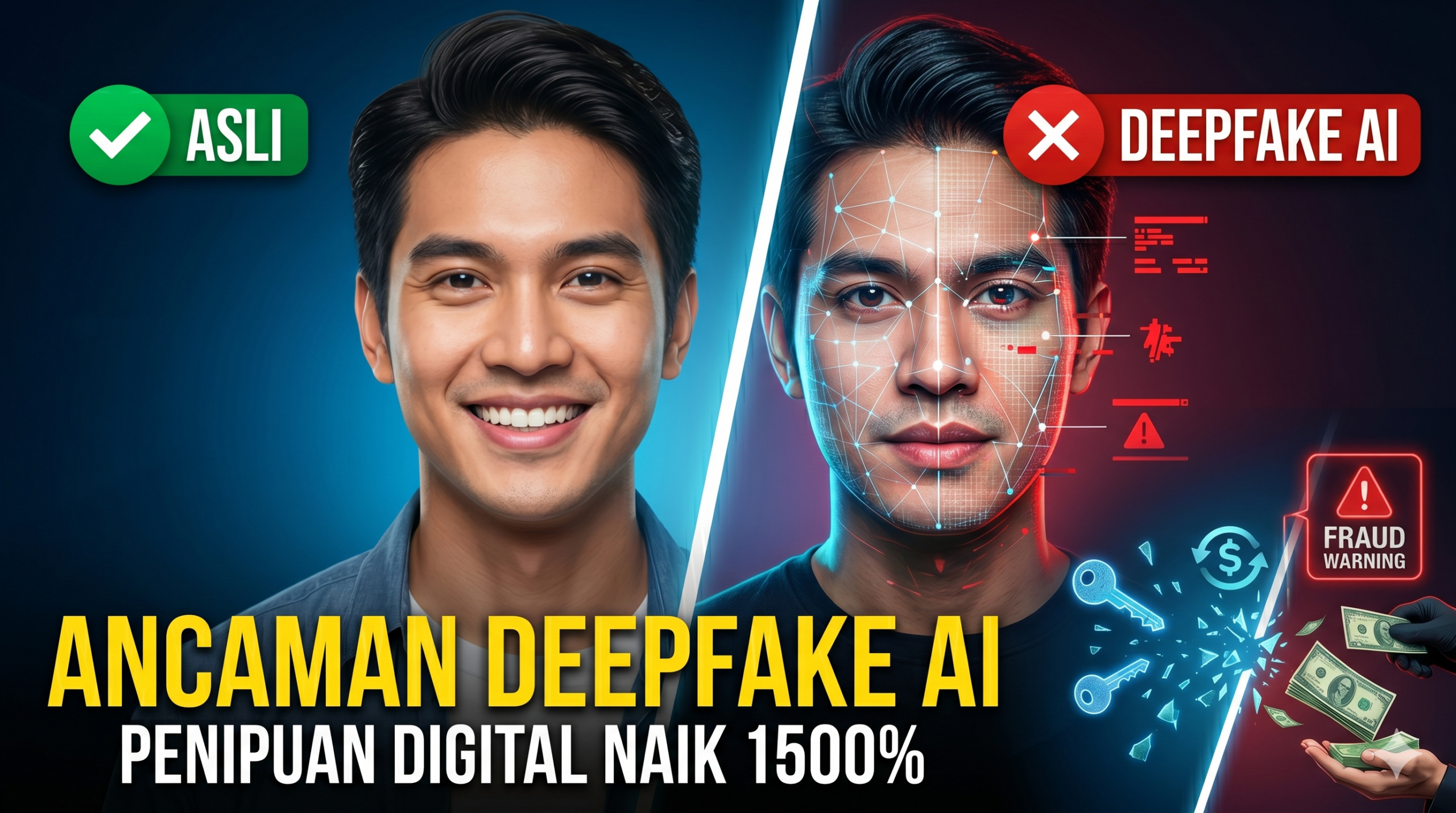 Melonjak 1.500%, Ancaman Kejahatan Deepfake AI Intai Sektor Finansial