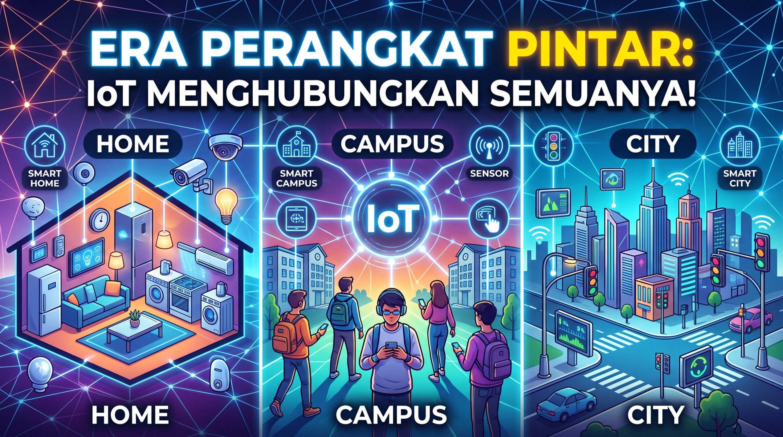 Era Perangkat Pintar: IoT Menghubungkan Rumah, Kampus, hingga Kota